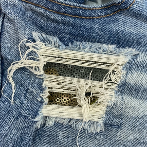DollHouse Distressed Denim Charley Jeans - Picture 3 of 7
